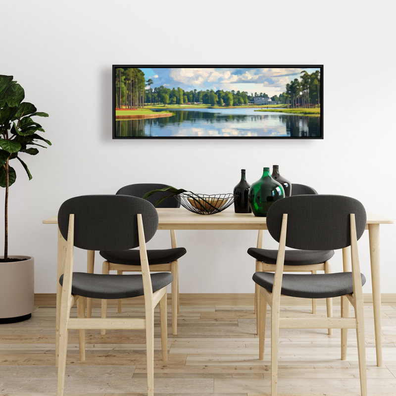 " Golf Lake ", 16" H x 48" W