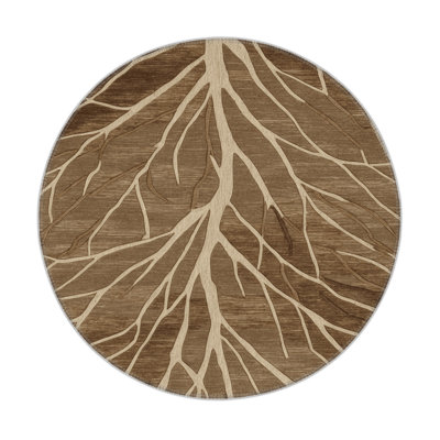Nature Brown Indoor and Outdoor Area Rug