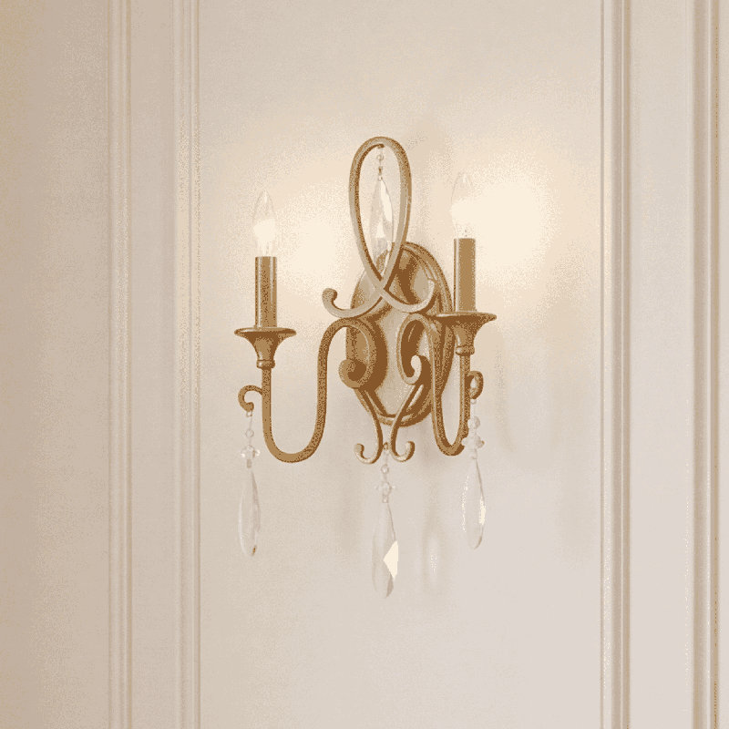 Fairchild 2-Light Wall Sconce in Warm Brass