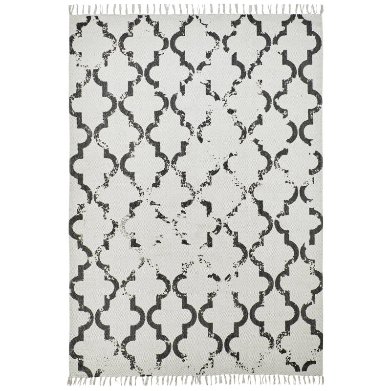 Castle Geometric Hand Woven Area Rug, Rectangular 200 x 290cm