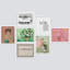 «French Typographie Pastel Portrait Flowers», impression géométrique abstraite encadrée sur papier, 7 pièces-92574319-99528724