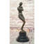 Statue Art Déco / Nouveau Sculpture Danseur Opéra Bronze Signé Preiss