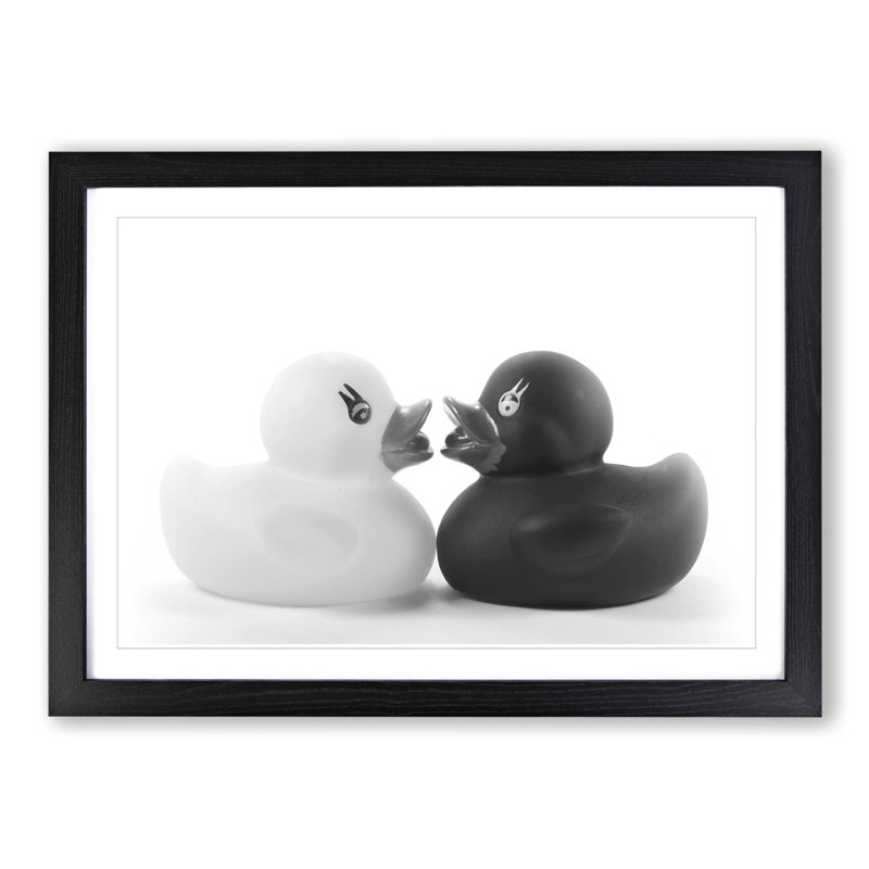 Single Picture Frame Print, Black