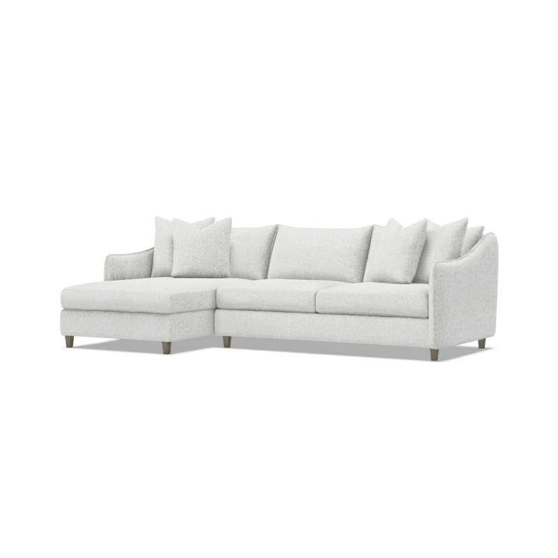 Joli 2 Pc Fabric Sectional, 1000-002