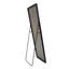 140-165cmH 3-in-1 Sleek Aluminum Frame Full Length Dressing Mirror with U-Shaped Stand, Shatterproof Tempered Glass Freestanding, Leaning & Wall-Mounted Rectangle Floor Mirror, Gold & Black-1068023335-1068023338