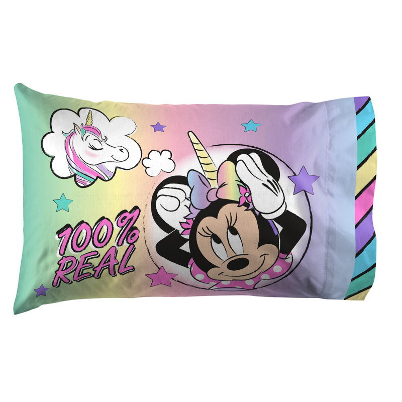 Full Pink Microfiber Reversible Bed in a Bag Set for Girls