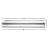 Linear Burner with Complete Connection Kit - Heavy Duty Powder Coated Steel Fireplace Fire Pit-110454633