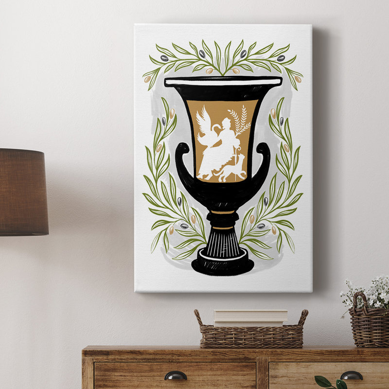 Vases grecs I - galerie Cavas sur mesure, H 60 po x l 40 po