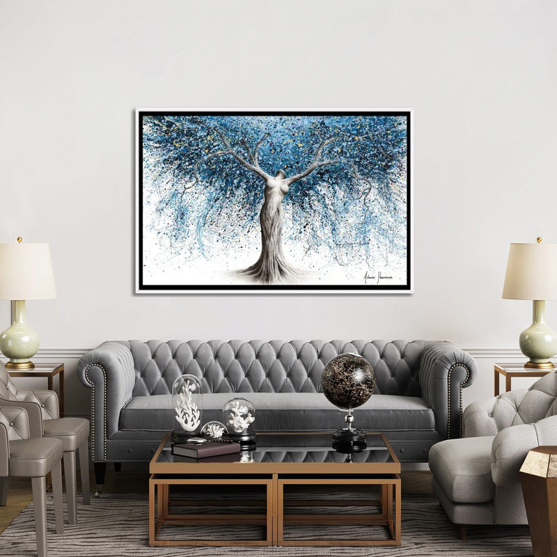 «Natural Continual» par Ashvin Harrison - impression d'art graphique, Aucun mat, H 40 po x l 60 po x P 1,5 po