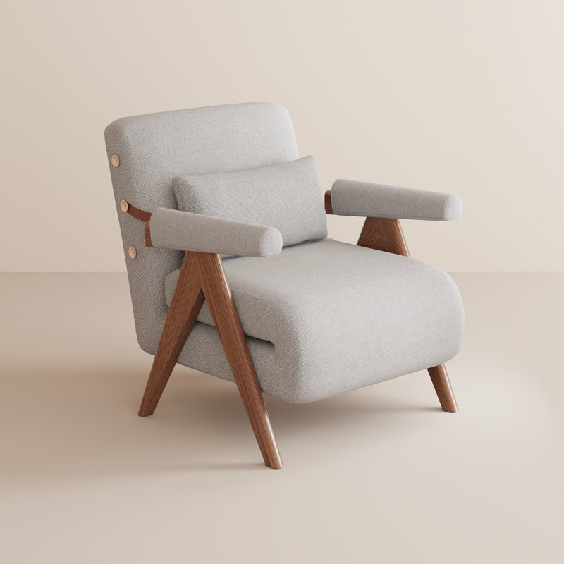 Canapé convertible 3-en-1 Casmir, Gris, H 31,8 po x l 23,6 po x P 74,8 po