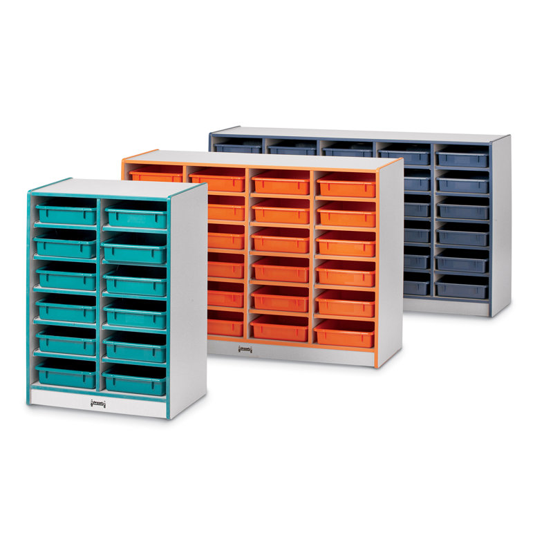 Rangement mobile Rainbow Accents, Bleu marine, Oui