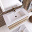 Meuble-lavabo simple 36 po avec plateau en résine Monja-1133366458
