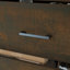 Grande commode à cinq tiroirs à texture de grain de bois-867014908
