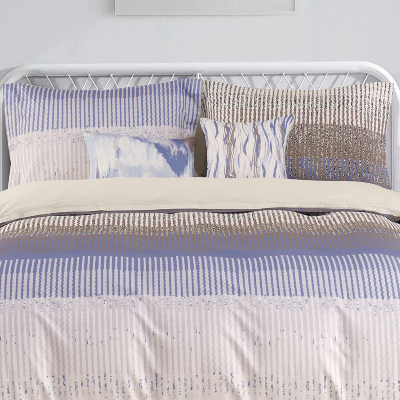 Ensemble d'édredon 5 pièces Johnson Home - ensemble de literie 100% coton doux et respirant Johnson