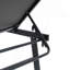 CHAISE Longe avec 1 table d'appoint en bois attachée