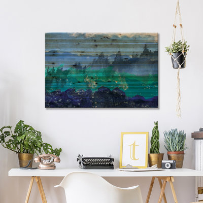 «Appalachian Trail I» par Alicia Ludwig - peinture sur bois sans cadre