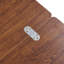 Table basse / table d'appoint moderne 27,6 po avec plateau pliable et roulettes, rangement multi-niveaux et noyer-1233134728