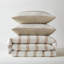 3-Piece Full/Queen Yarn-dyed striped comforter