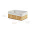 Ensemble de bacs de rangement en bambou
