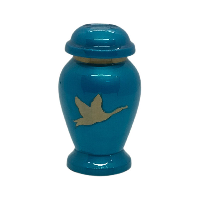 Rodier Handmade Flying Geese Keepsake, Blue/Gold