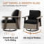 Ensemble de chaises berçantes pivotantes d'extérieur, ensemble de chaises de patio en rotin et osier à 360 °-120474493