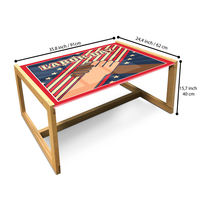 Jaiton Sled Coffee Table, 90cm H x 62cm W x 40cm D