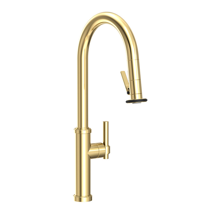 Pull-Down Kitchen Faucet - Trigger Spray, Forever Brass (PVD)