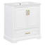 Meuble-lavabo autoportant avec lavabo et rangement-269949724