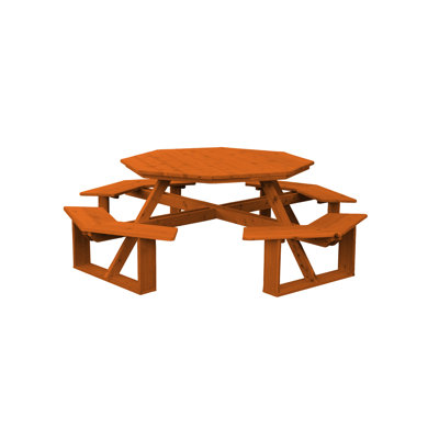 Table de pique-nique octogonale pour 98 personnes