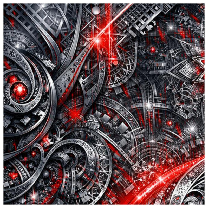 Couvertures d'art complexe Fractal, 50 po L x 60 po H