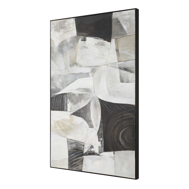 «Uttermost F pliant Time», art abstrait encadré