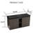 60" W Double Sink Bathroom Vanity-2038295476