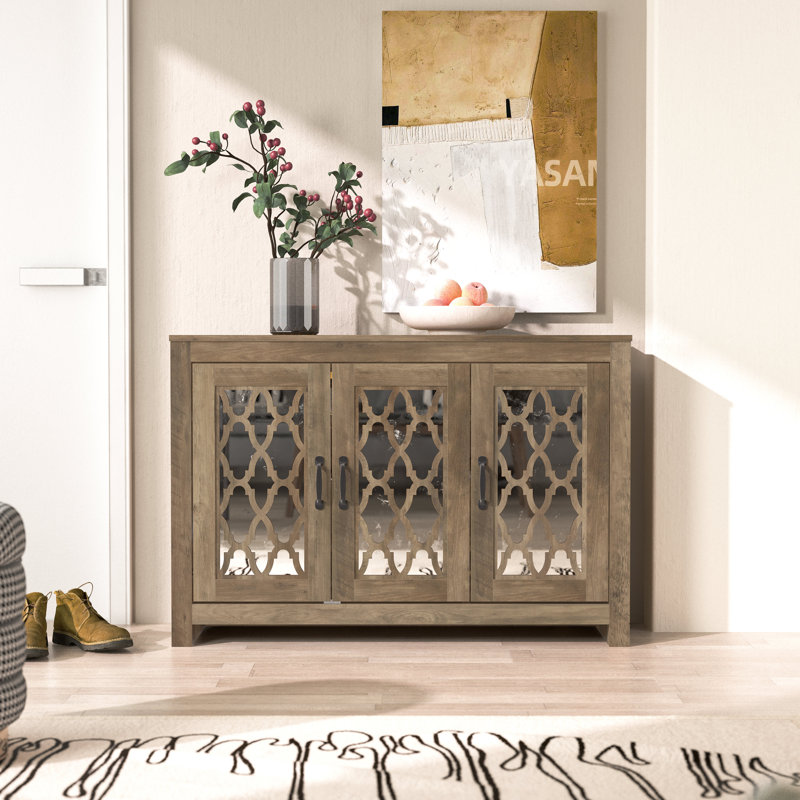 Chessani 16 Pair Shoe Storage Cabinet, Brun