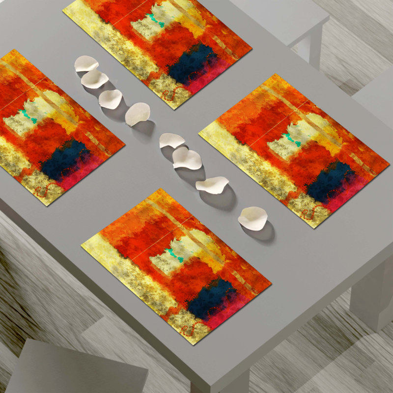 Napperon abstrait en polyester
