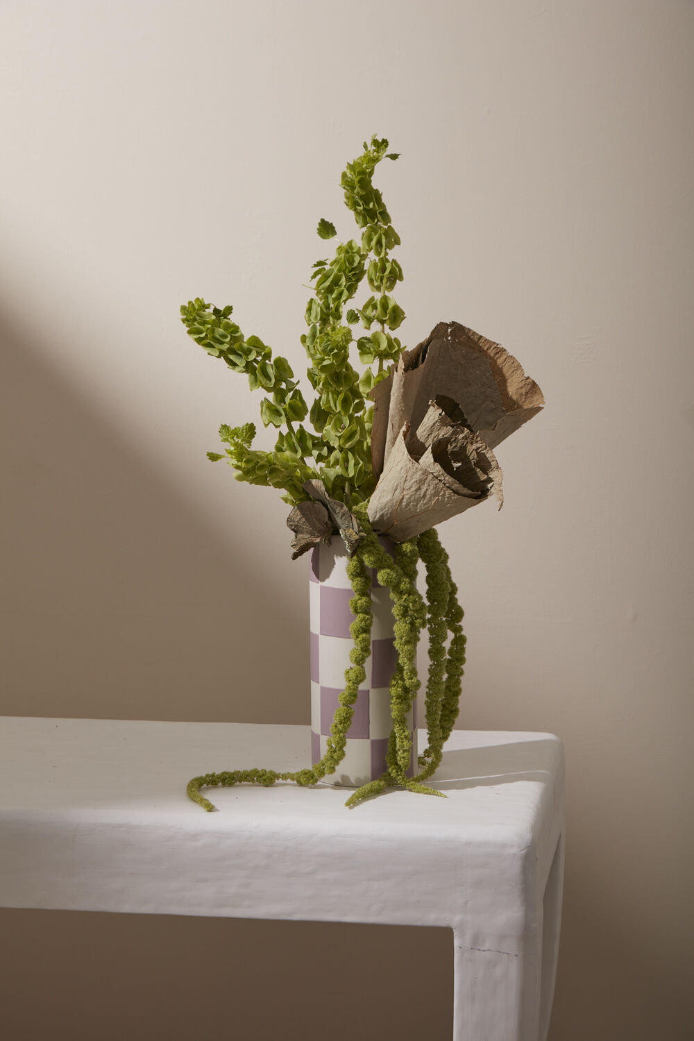 Perseus Table Vase, 12" H x 5" W x 5" D