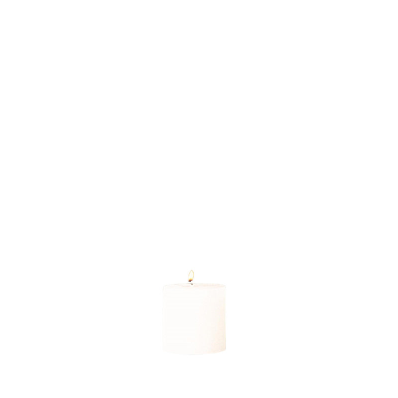 Unscented Pillar Candle, 3" x 3"