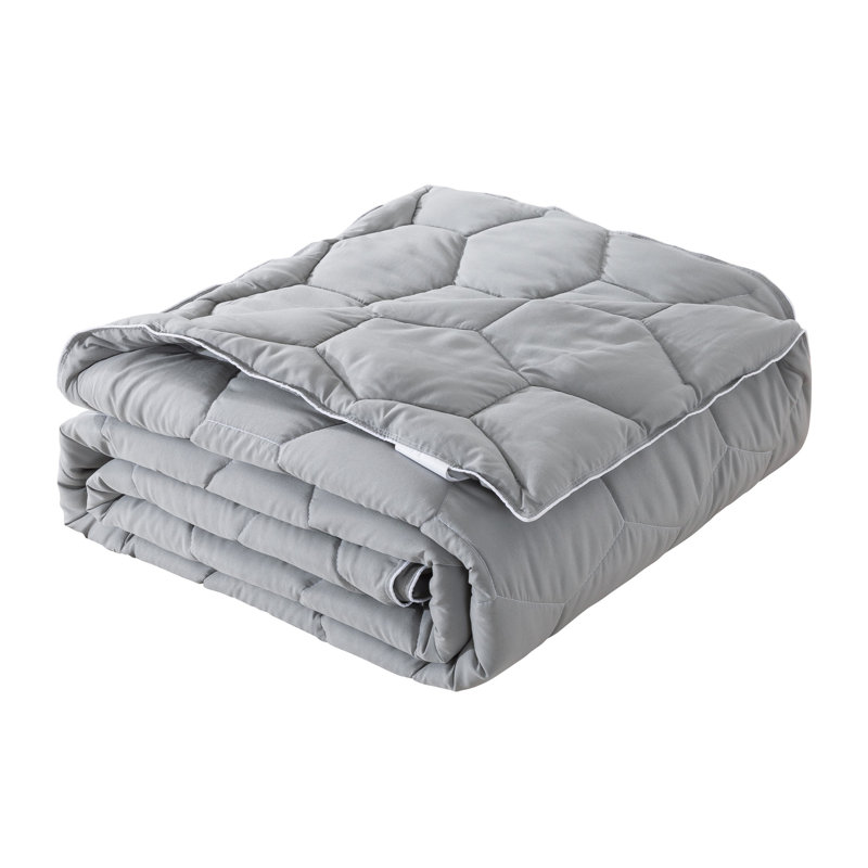 Couverture , Gris neutre / blanc éclatant, Double / Grand, 3