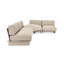 Canapé modulaire d'extérieur en teck Livia 136,7 po