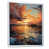 White Floater Framed