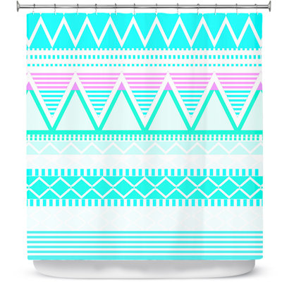 Rideau de douche simple tribal brillante