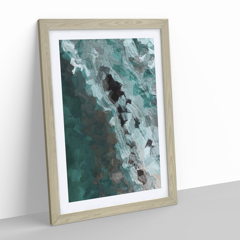 The Fog - Framed Print, 64cm H x 46cm W x 2cm D, Oak 