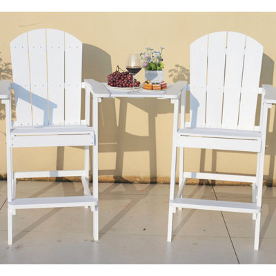 Méridienne d'extérieur en blanc, conception classique, fabrication de hanches et d'acier inoxydable, plateau central pour petits objets, siège blanc avec style, matériau, 304 accessoires, cour arrière