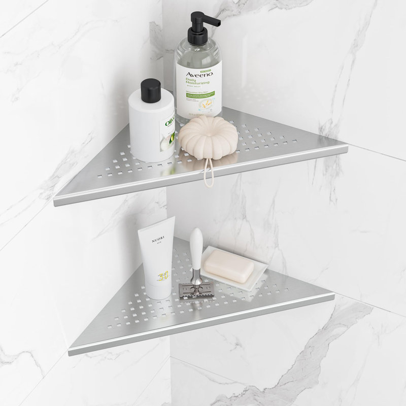 Stainless Steel Shower Caddy, Silver