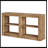 59" Console Table, 3-Tier Sofa Table Entryway Table With Storage