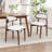 Upholstered Solid Wood Dining Chair Side Chair-1686037627