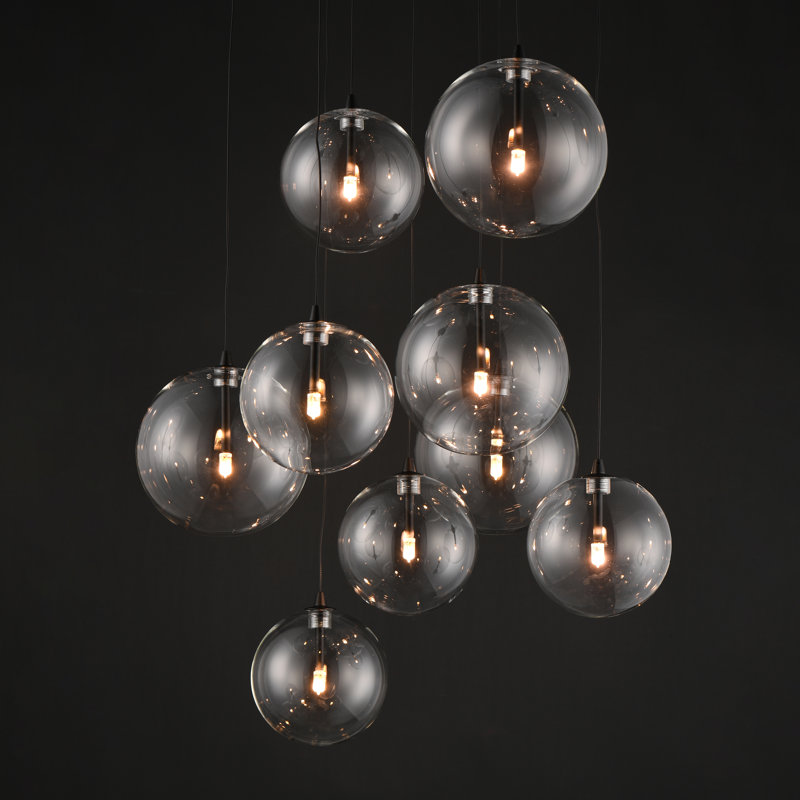Luminaire suspendu Global-Multi-Light, Noir