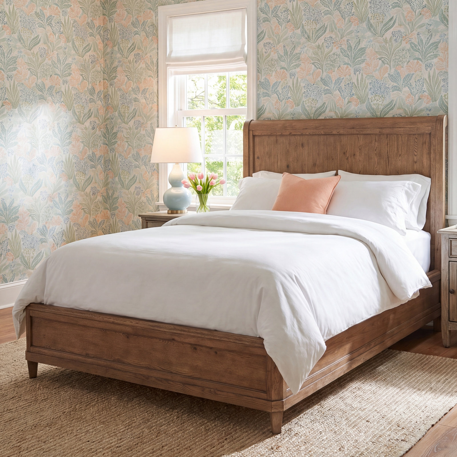 Hayes Sienna Panel Bed, Queen
