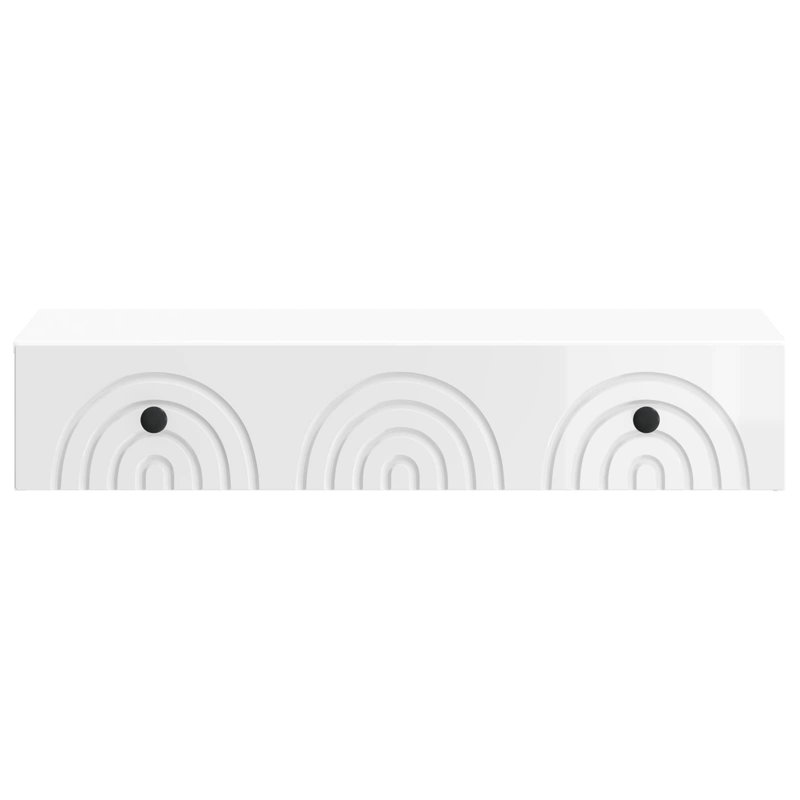 End Table, High Gloss White