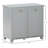 Tilt-Out Laundry Sorter Cabinet, Bathroom Storage Organizer With Two-Compartment Tilt-Out Hamper