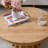 Nordic-style wood coffee table